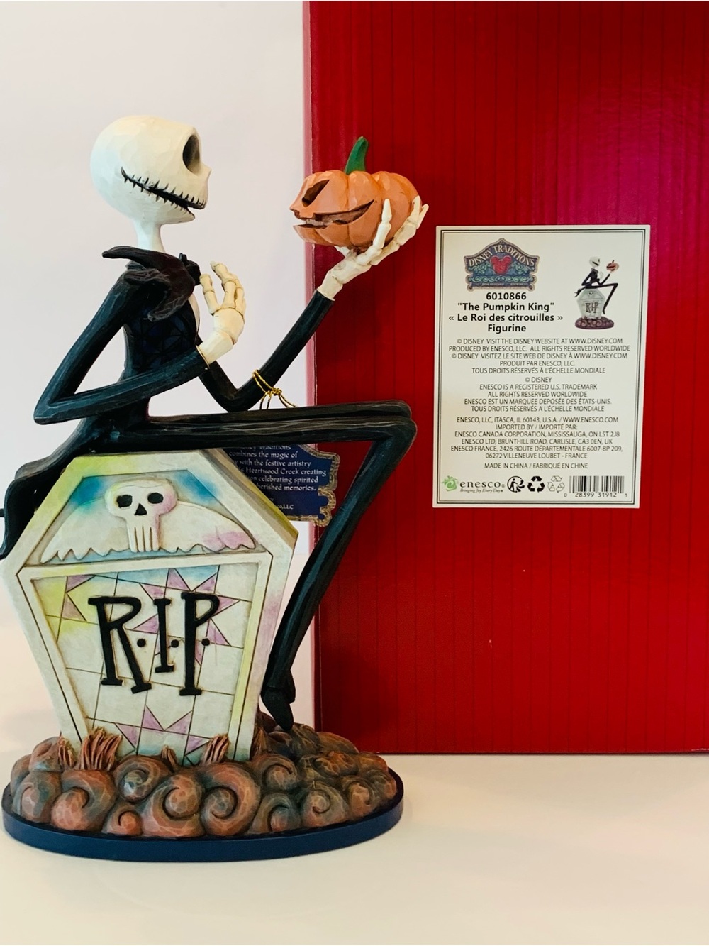 NEW Disney Traditions Jim Shore The Pumpkin King Jack Halloween #6010866 NIB - Picture 13 of 16